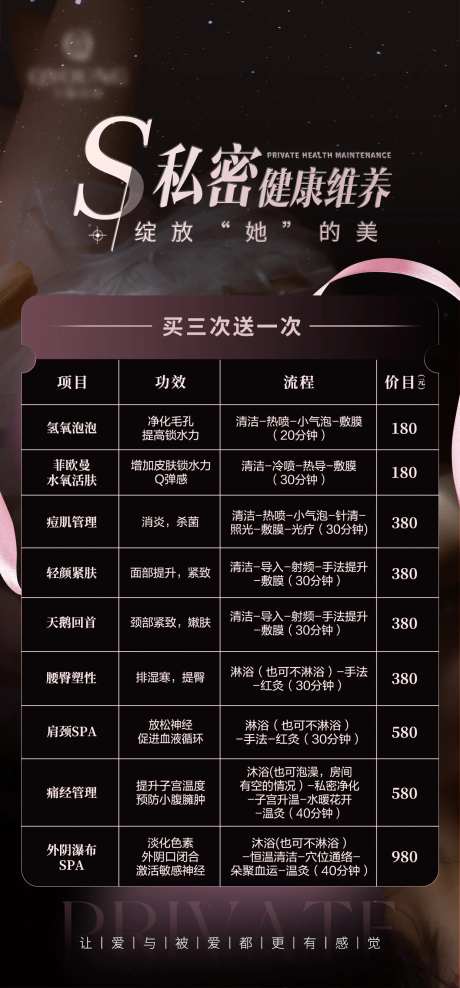 私密健康维养宣传海报-采灵感-https://www.cailinggan.com/