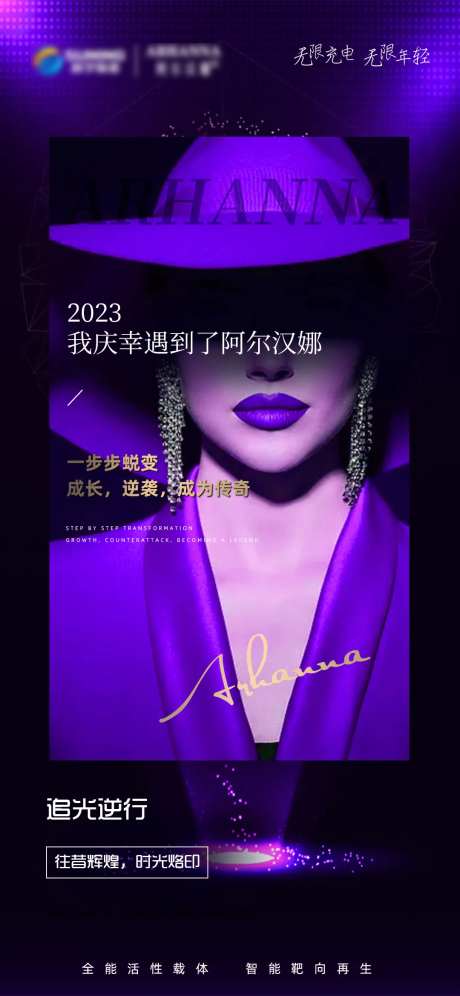 医美皮肤抗衰老海报-采灵感-https://www.cailinggan.com/