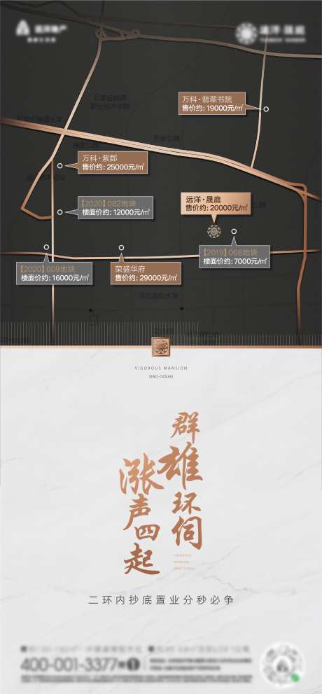 地产竞品价格海报-采灵感-https://www.cailinggan.com/