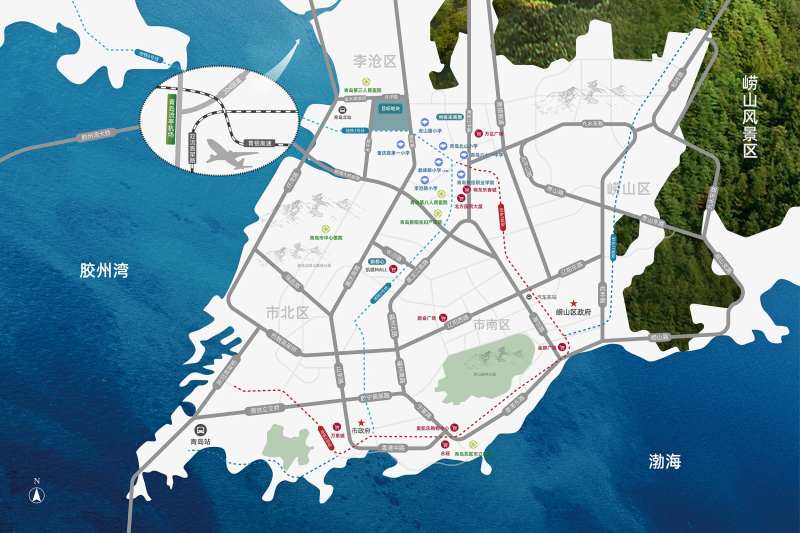 片区区位图设计-采灵感-cailinggan.com