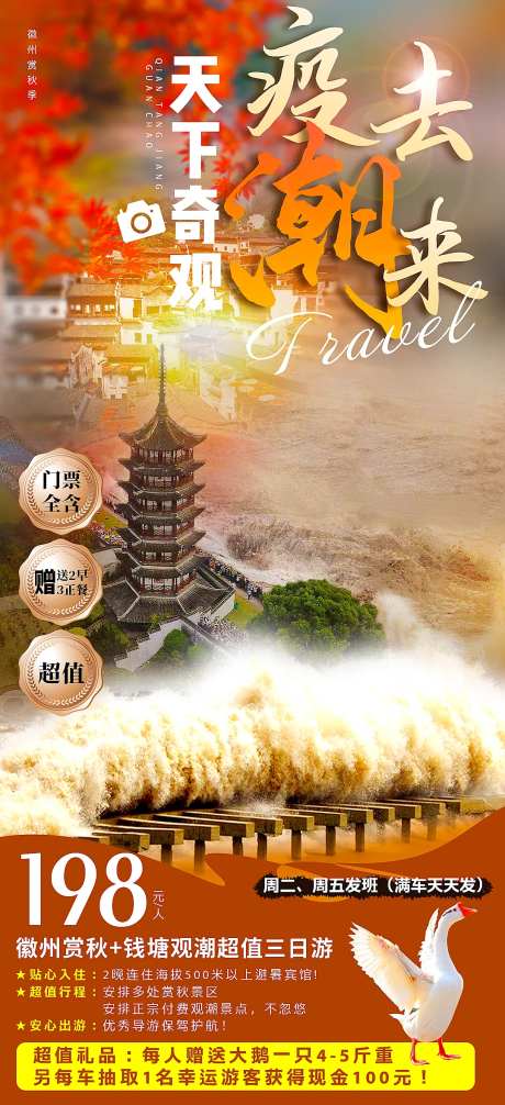 钱塘江观潮-采灵感-https://www.cailinggan.com/
