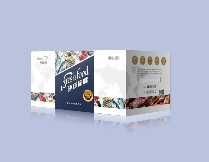 海鲜包装箱设计-采灵感-cailinggan.com