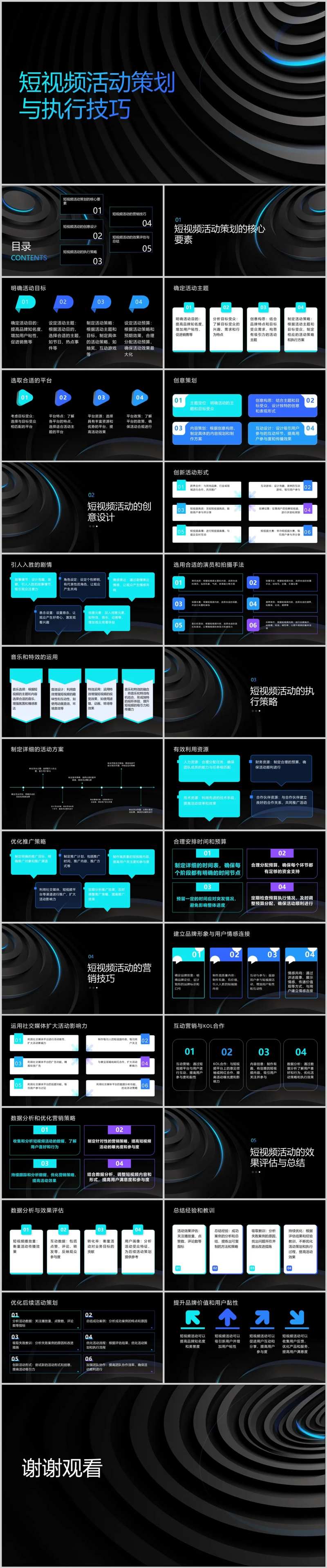 短视频活动策划与执行技巧PPT-采灵感-cailinggan.com