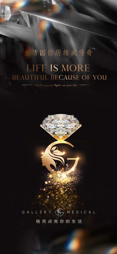 医美招商造势海报-采灵感-https://www.cailinggan.com/