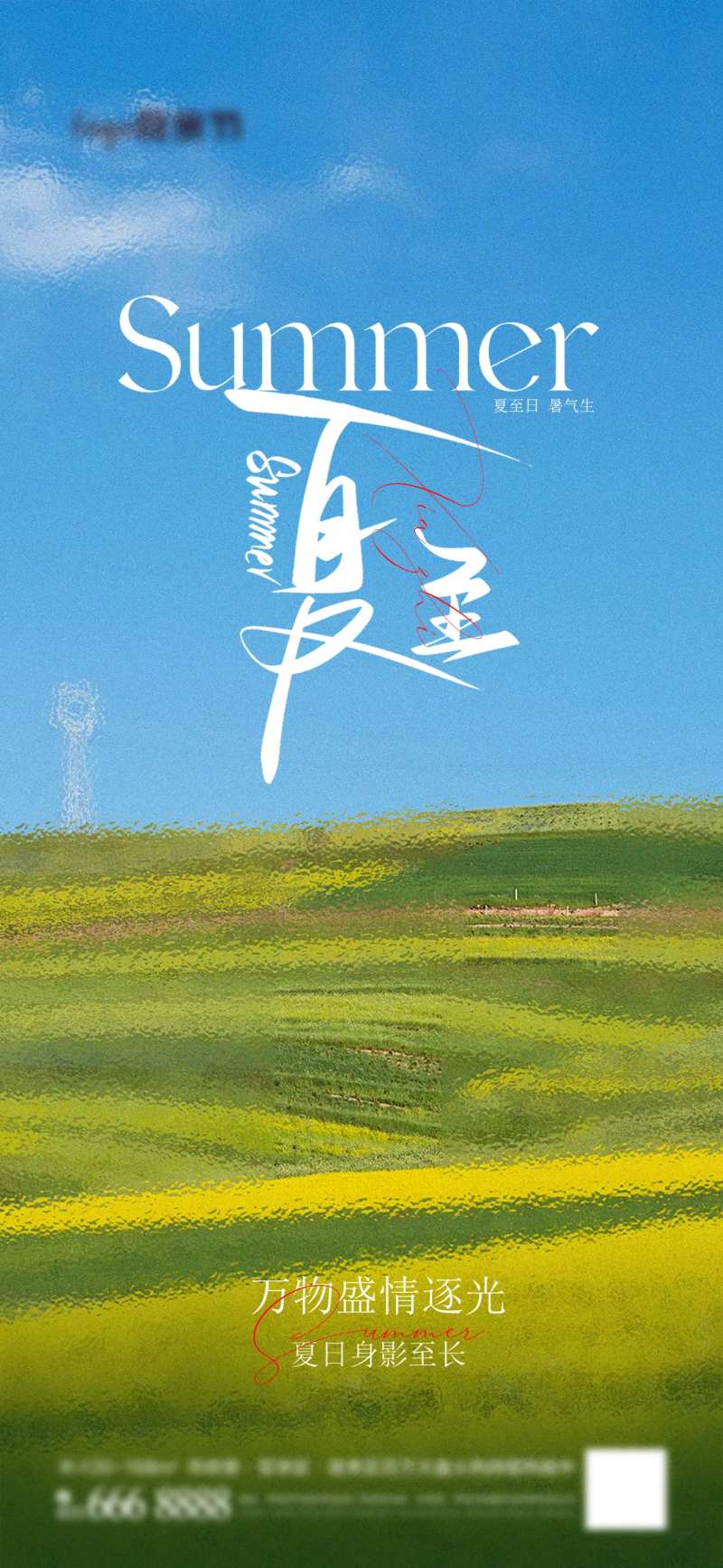 地产夏至海报-采灵感-cailinggan.com