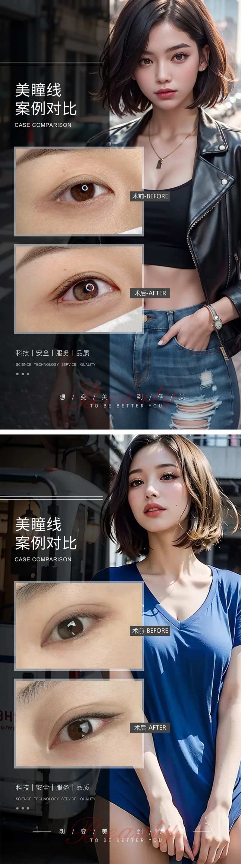 美瞳线案例对比-采灵感-cailinggan.com