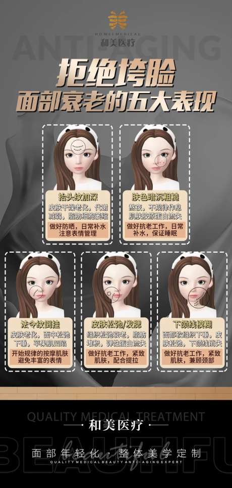 拒绝垮脸面部衰老的五大表现-采灵感-https://www.cailinggan.com/