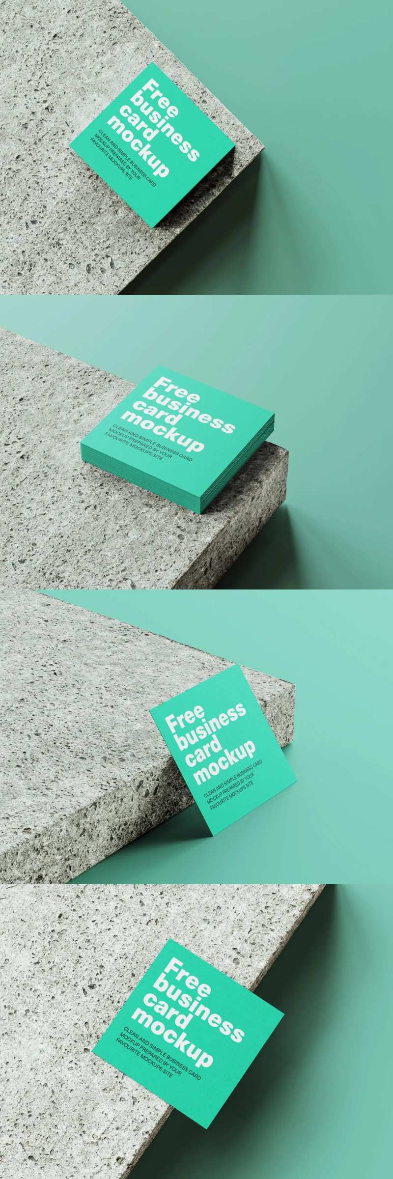 方形名片模型样机贴图-采灵感-cailinggan.com