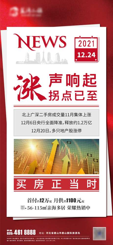 红利利好新闻海报-采灵感-https://www.cailinggan.com/