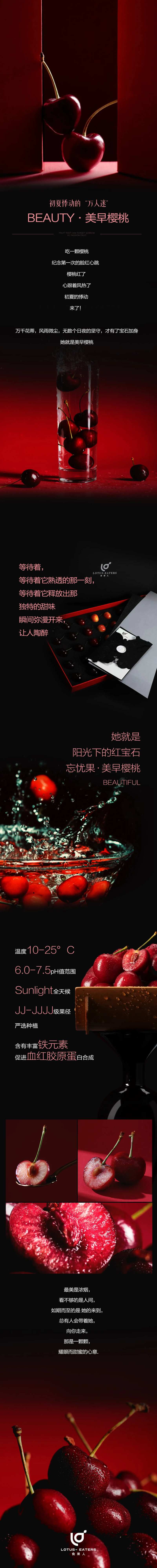 樱桃车厘子高档海报-采灵感-cailinggan.com