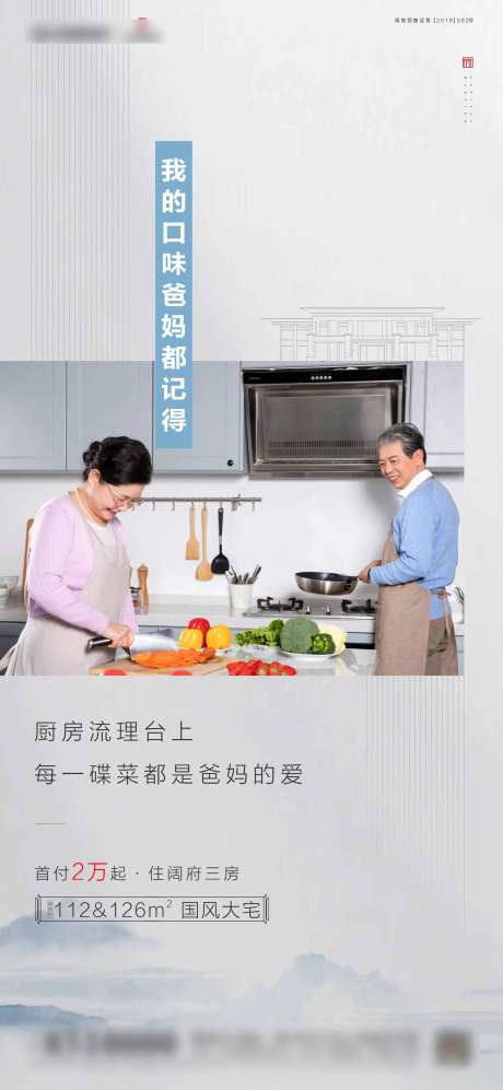 地产产品厨房配套海报-采灵感-https://www.cailinggan.com/