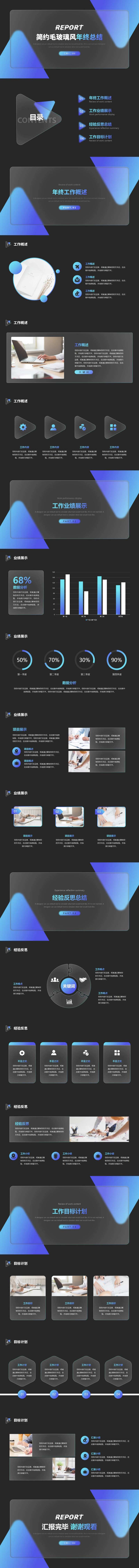 年终总结工作计划PPT-采灵感-cailinggan.com