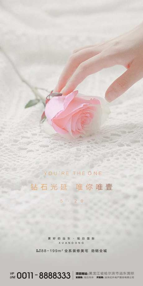 520情人节温馨海报-采灵感-https://www.cailinggan.com/