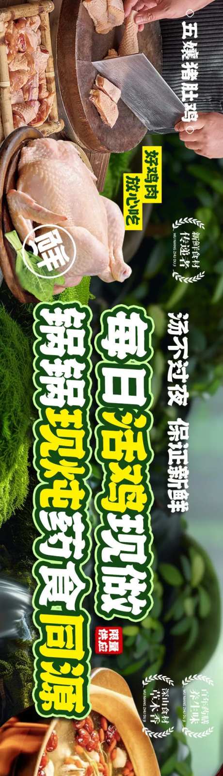 猪肚鸡五图海报-采灵感-https://www.cailinggan.com/