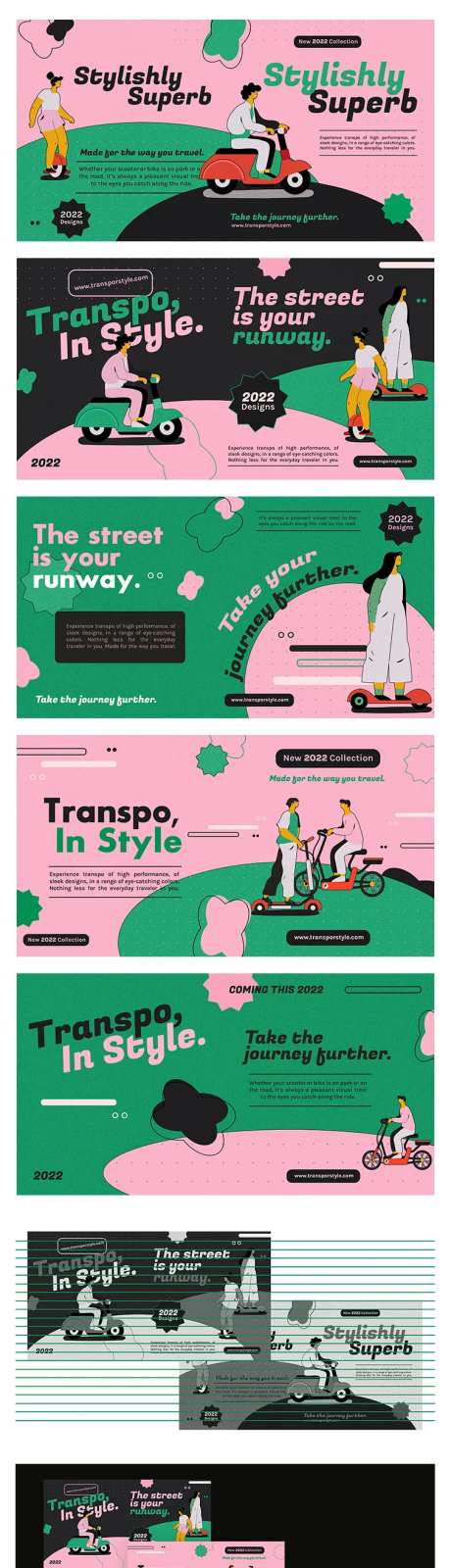 时尚运动插画海报-采灵感-https://www.cailinggan.com/