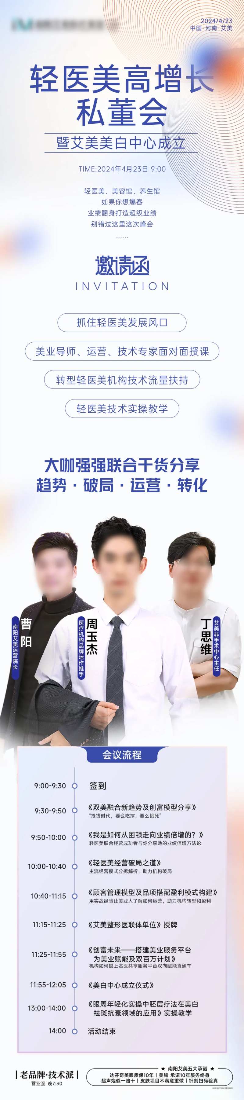 私董会会议流程长图海报-采灵感-cailinggan.com