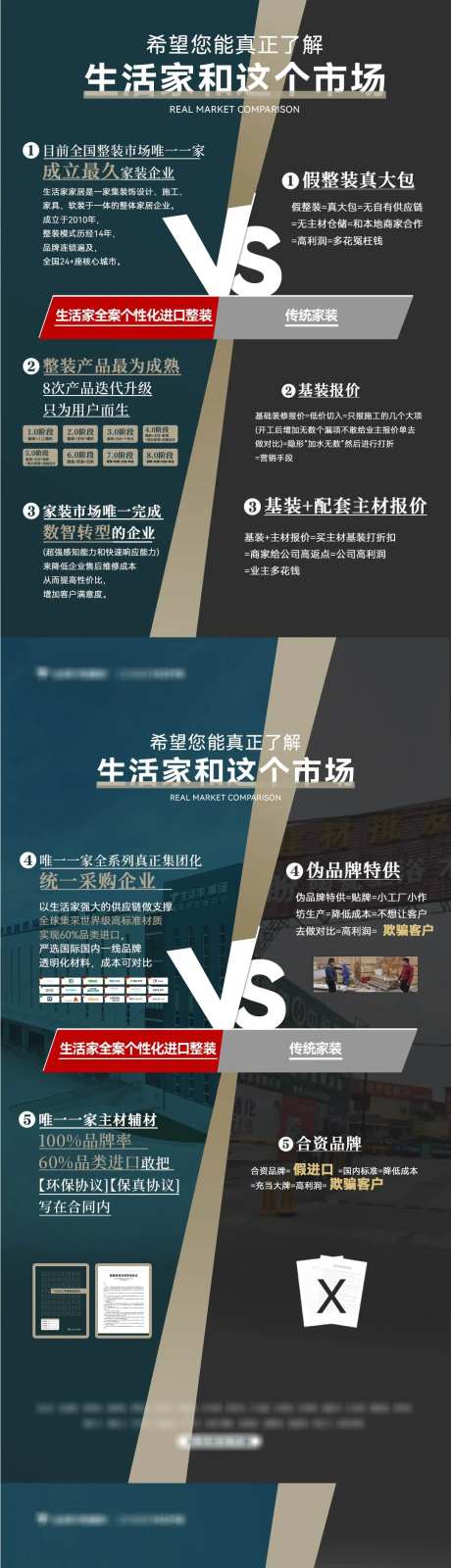 家装产品对比系列海报-采灵感-https://www.cailinggan.com/
