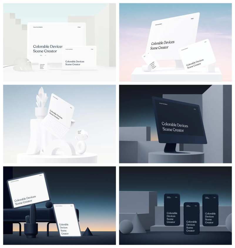 UI电脑计算机界面手机壳样机-采灵感-cailinggan.com