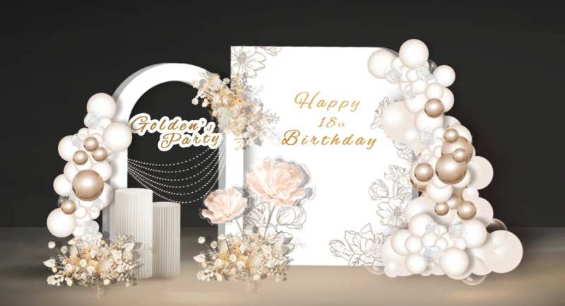 成人礼生日宴背景板-采灵感-cailinggan.com