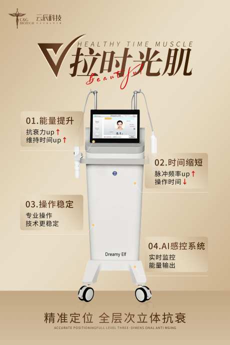 医美美业仪器kt板海报-采灵感-https://www.cailinggan.com/