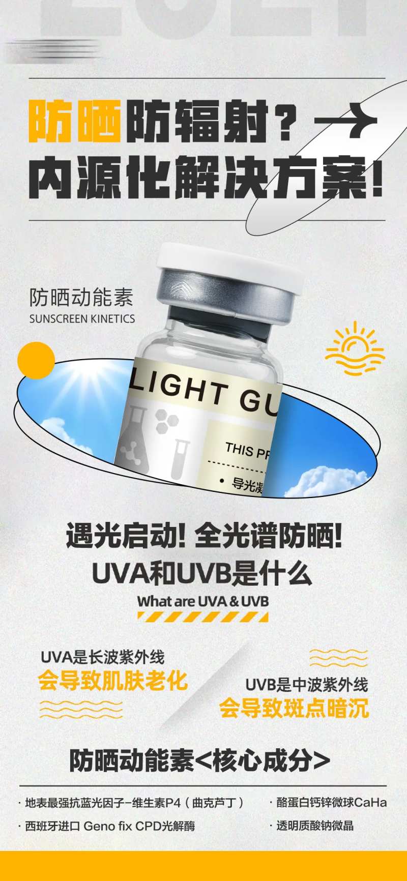 医美防晒隔离护肤品微商朋友圈海报-采灵感-cailinggan.com
