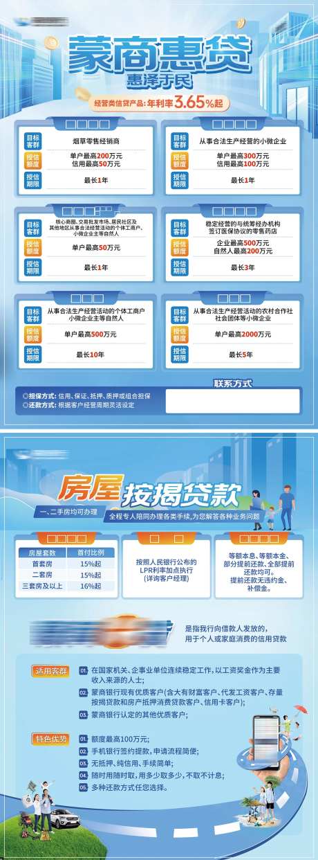 银行金融投资贷款DM宣传单页-采灵感-https://www.cailinggan.com/