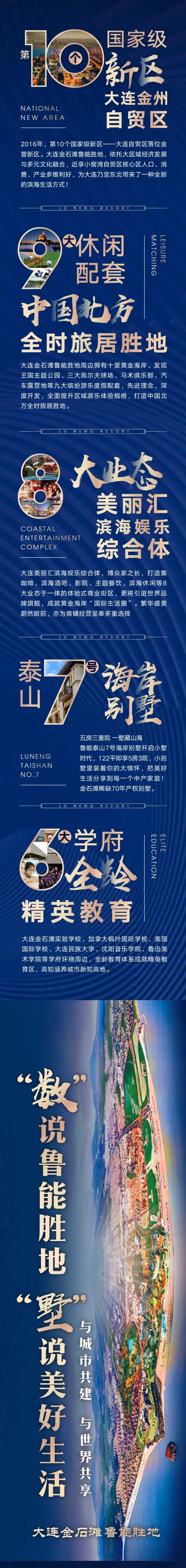 蓝金地产度假项目数据说明长图海报-采灵感-cailinggan.com