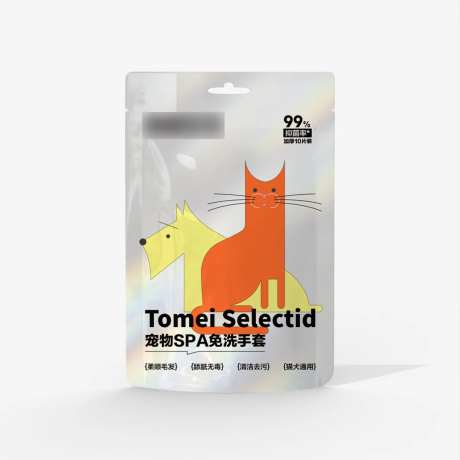 宠物湿巾猫狗包装设计-采灵感-https://www.cailinggan.com/