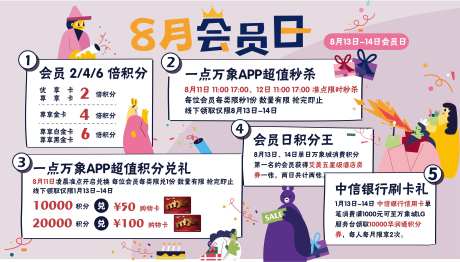 商场会员日促销展板-采灵感-https://www.cailinggan.com/