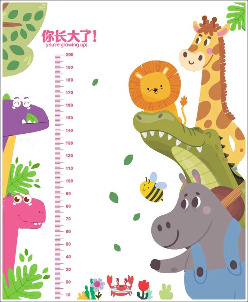 卡通动物玻璃贴-采灵感-cailinggan.com