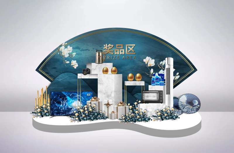 奖品区中式美陈堆头-采灵感-cailinggan.com