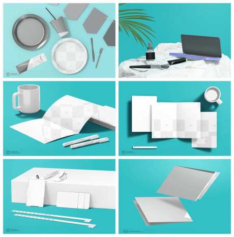 办公文具品牌样机-采灵感-https://www.cailinggan.com/