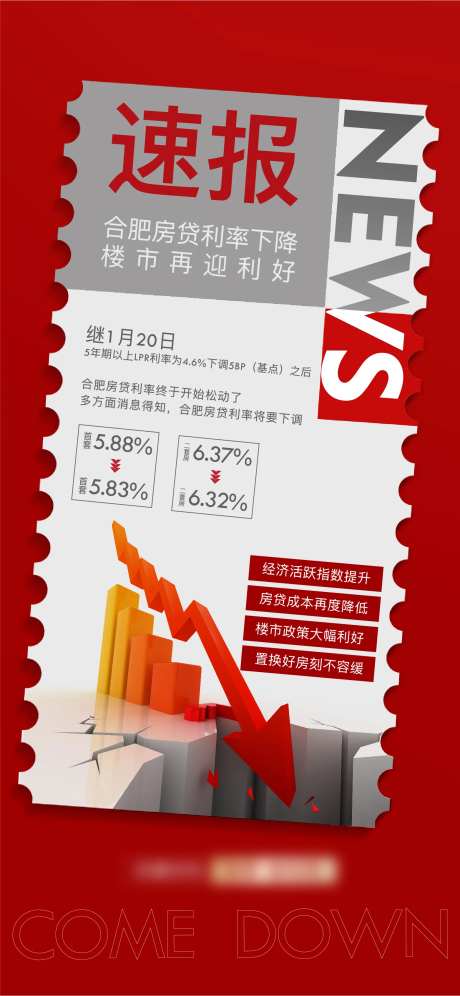 地产号外报纸海报-采灵感-https://www.cailinggan.com/