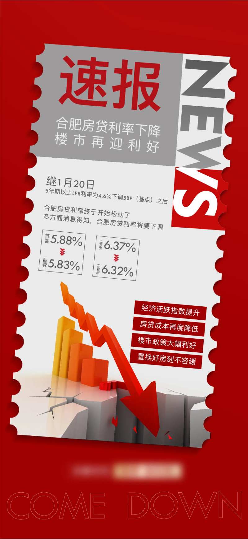 地产号外报纸海报-采灵感-cailinggan.com