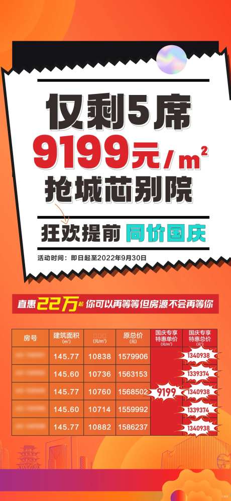 房地产特价房促销房源海报-采灵感-https://www.cailinggan.com/