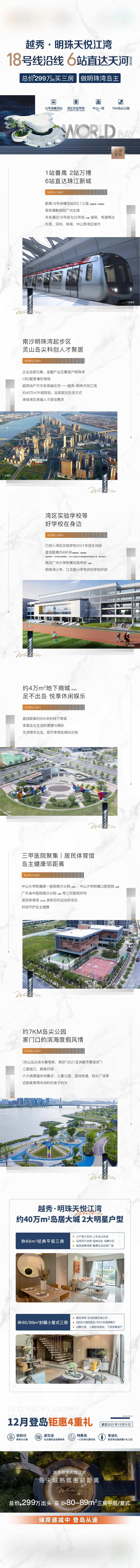 房地产价值长图今日头条18号线蓝色质-采灵感-cailinggan.com