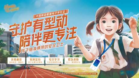 动感地带电子学生证海报-采灵感-https://www.cailinggan.com/