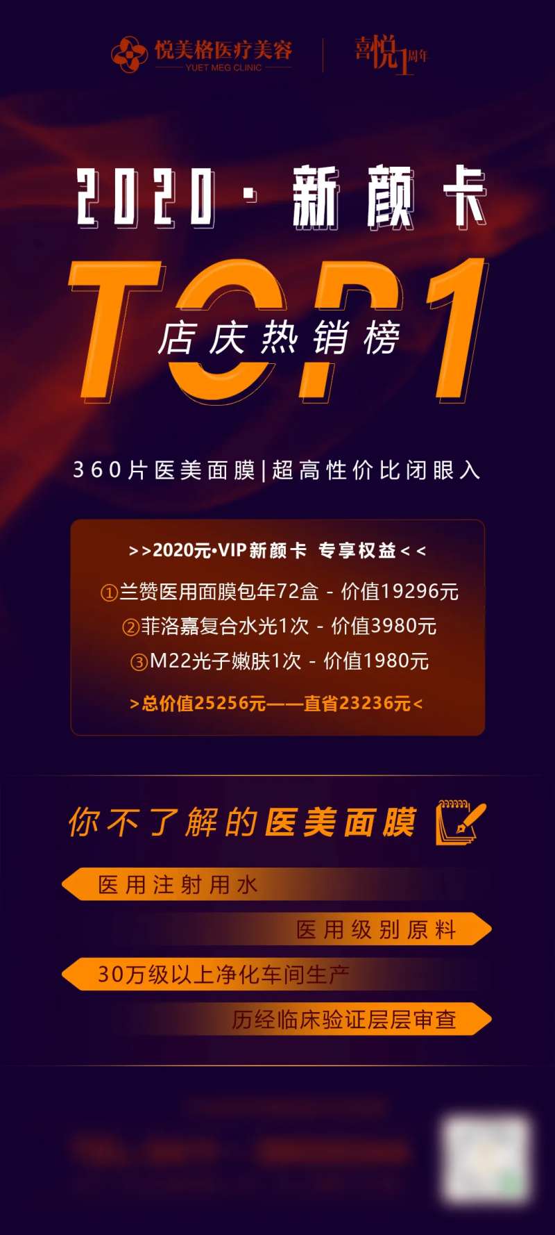 医美热销榜排名海报-采灵感-cailinggan.com