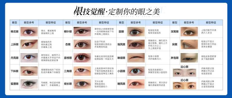 医美眼部类型图-采灵感-cailinggan.com