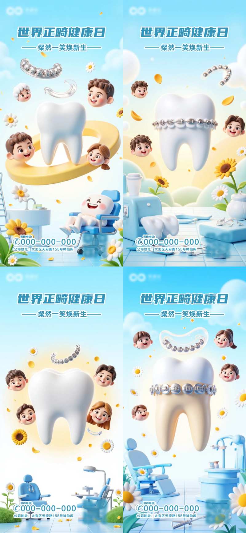 世界正畸健康日海报-采灵感-cailinggan.com