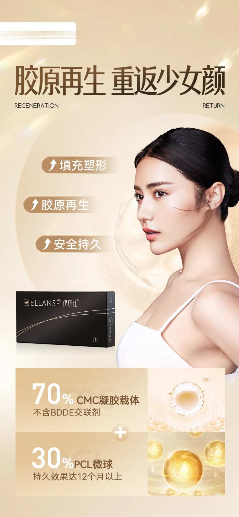 医美天使针艾维岚童颜针少女针海报-采灵感-cailinggan.com