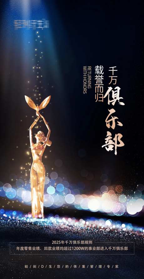 千万俱乐部奖励海报-采灵感-https://www.cailinggan.com/