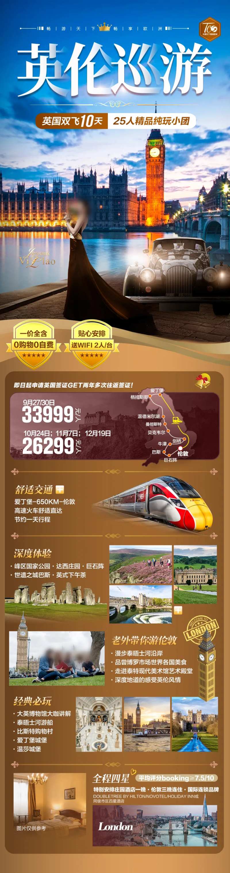 英国高端欧洲旅游海报-采灵感-cailinggan.com