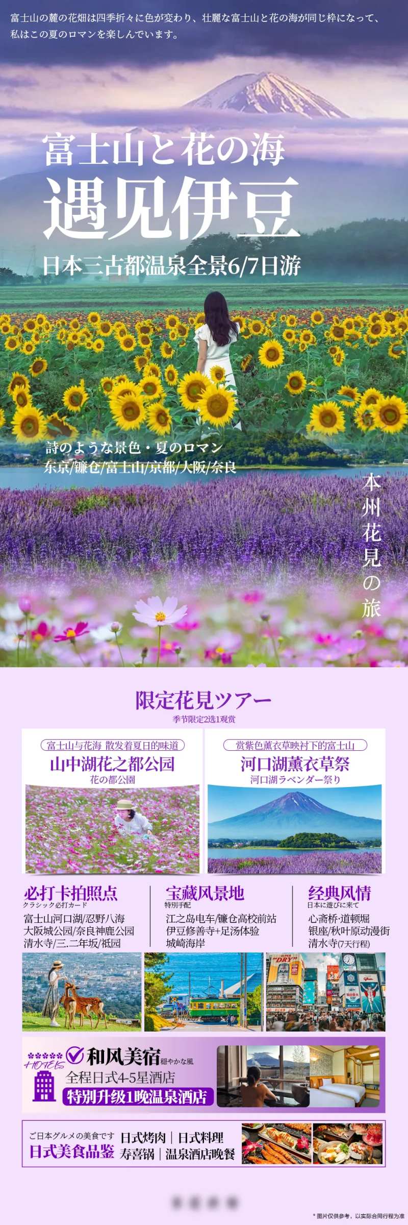 日本富士山花海盛宴长图-采灵感-cailinggan.com