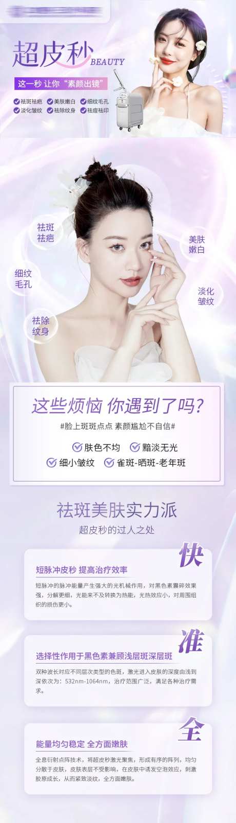 医美超皮秒专场长图落地页-采灵感-https://www.cailinggan.com/