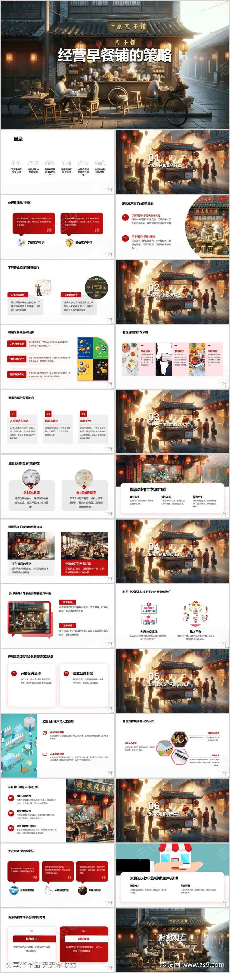 经营早餐铺的策略PPT-采灵感-cailinggan.com