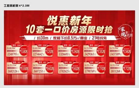 地产特价房海报-采灵感-https://www.cailinggan.com/