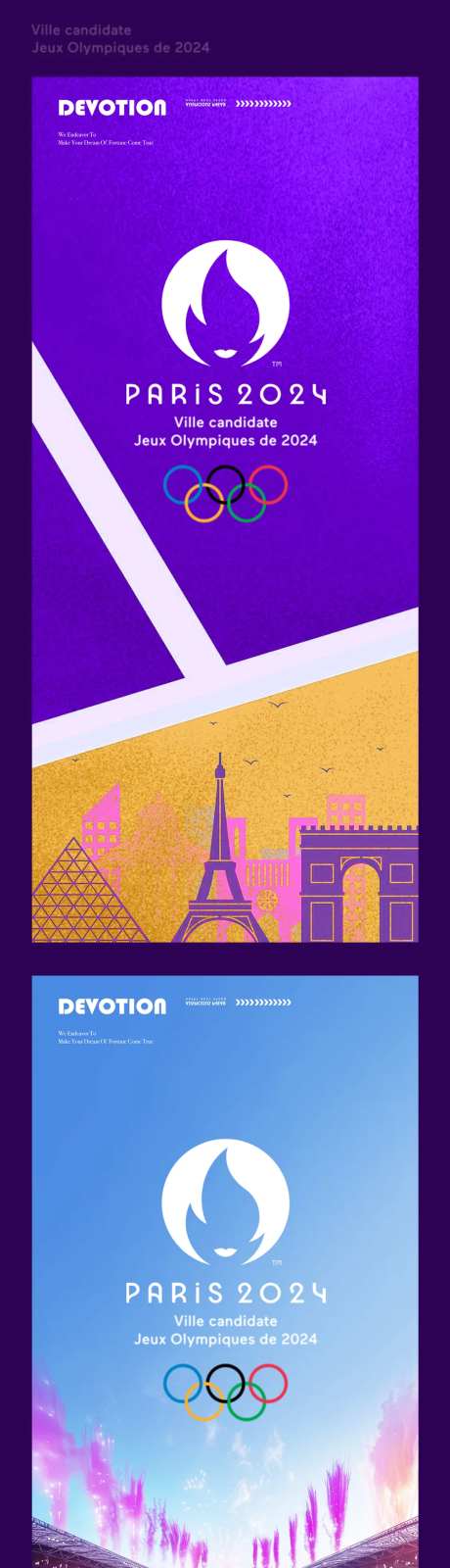 法国巴黎奥运会开幕系列海报-采灵感-https://www.cailinggan.com/