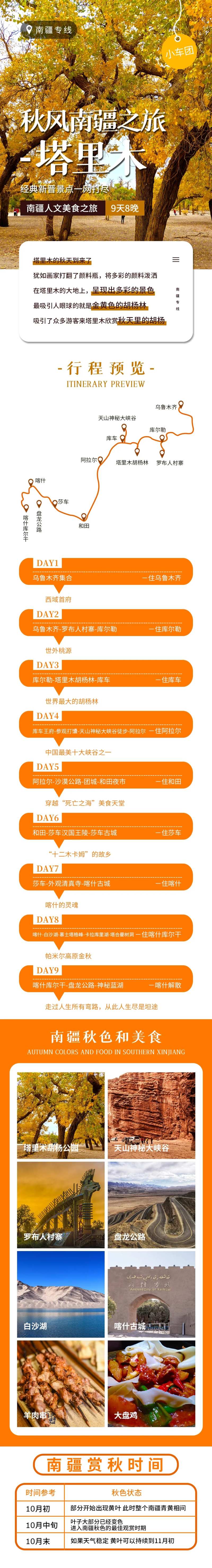 南疆塔里木旅游长图海报-采灵感-cailinggan.com