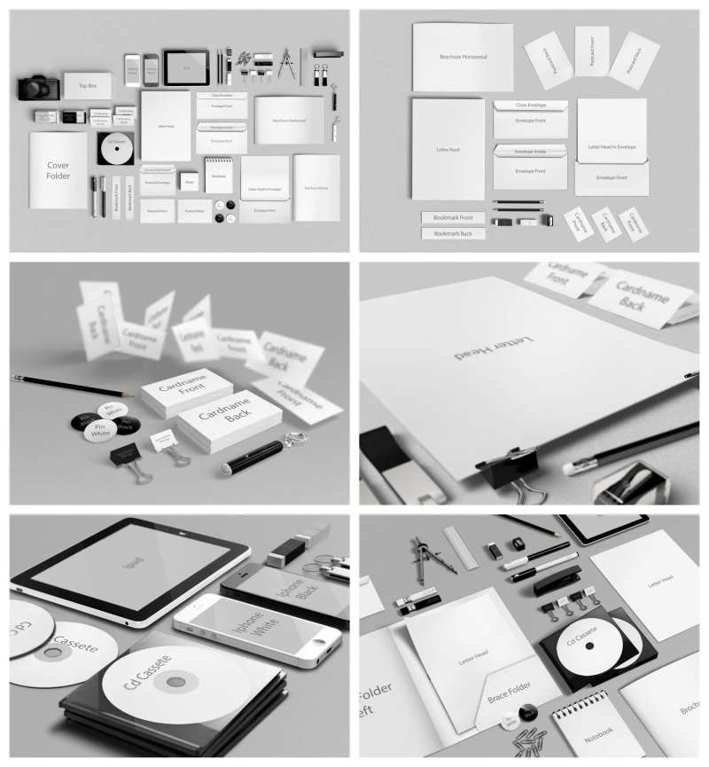 办公场所品牌样机-采灵感-cailinggan.com